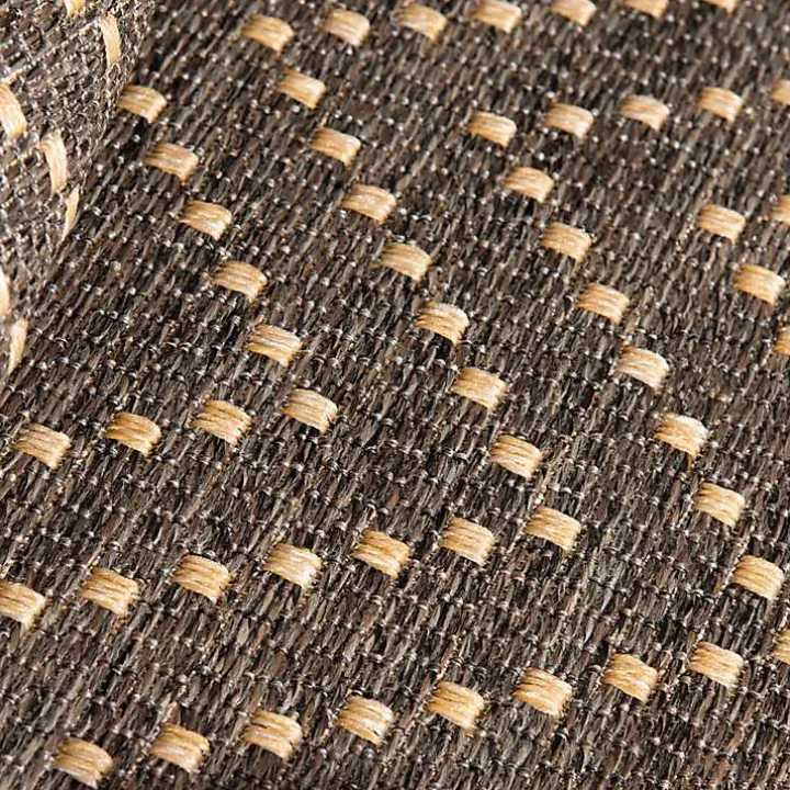 Brown Adelaide Diamond Outdoor Area Rug, 5x7