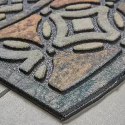 Brown Deco Tile Slice Doormat