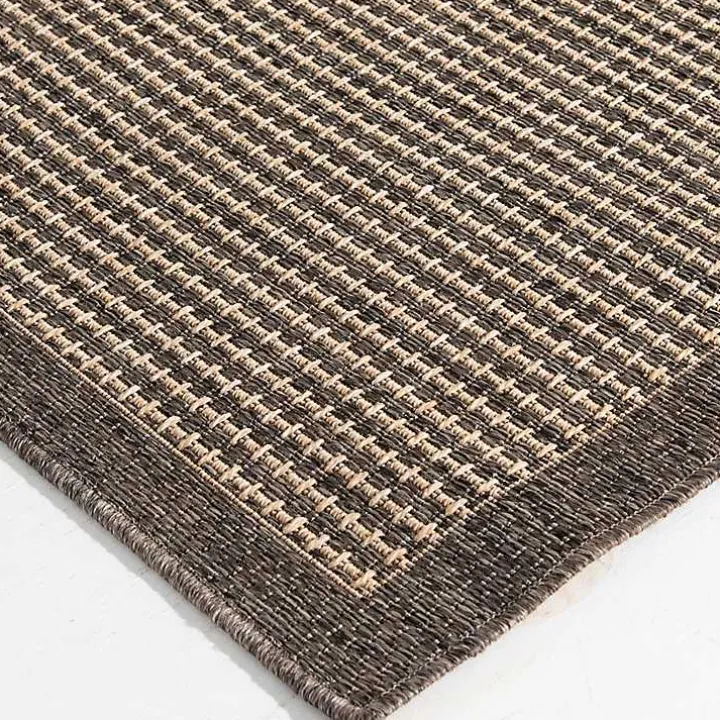 Brown Gather Indoor/Outdoor Area Rug, 5x7
