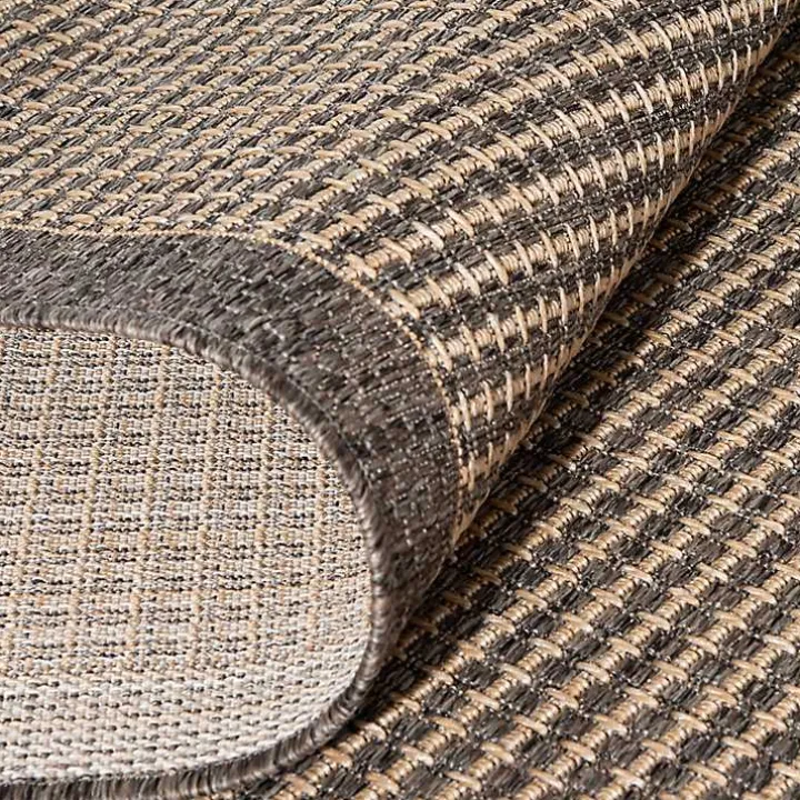 Brown Gather Indoor/Outdoor Area Rug, 5x7