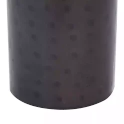 Brown Hammered Metal Candle Holders, Set of 3