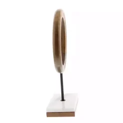 Brown Mango Wood Abstract Sculpture