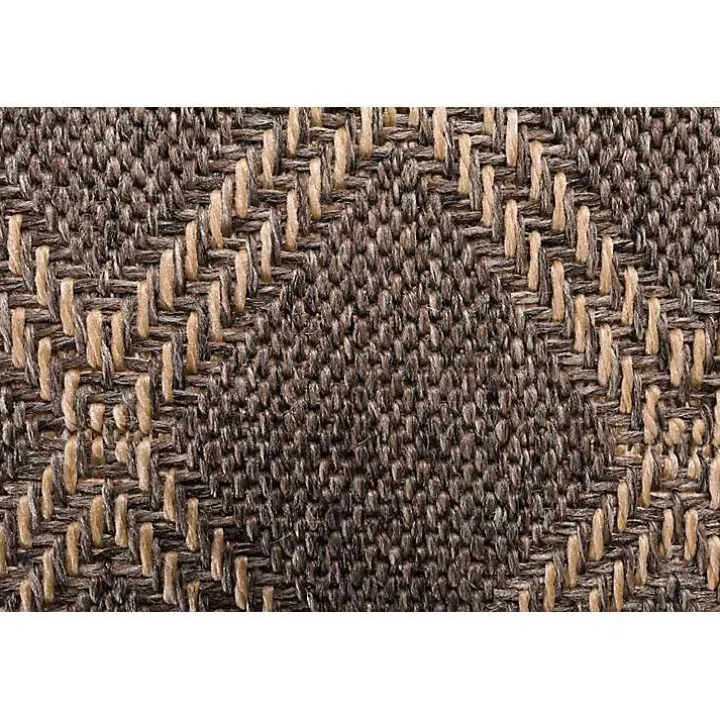 Brown Santorini Trellis Outdoor Area Rug, 7x9