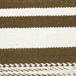 Brown Transitional Stripe Pillow