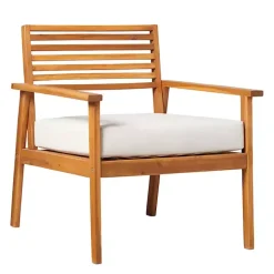 Brown Zane Outdoor Club Chair