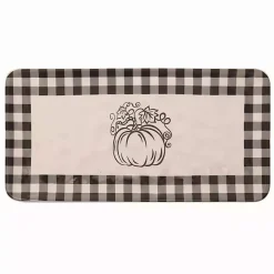 Buffalo Check Pumpkin Platter