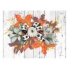 Buffalo Check Pumpkin Swag Canvas Art Print