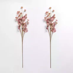 Burgundy Everlasting Flower Stems, Set of 2