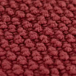 Burgundy Woven Nubby Pillow