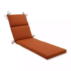 Burnt Orange Outdoor Chaise Cushion