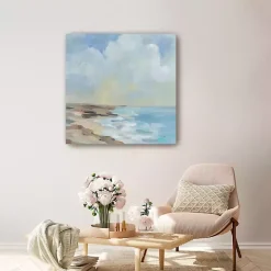 By the Beach Abstract Canvas Art Print