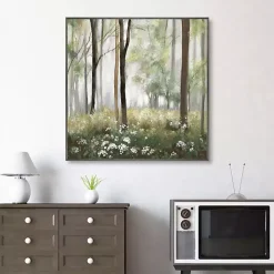 Calm Meadow Framed Canvas Art Print