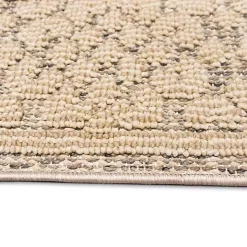 Camel Leopard Border Outdoor Area Rug, 5x7