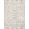 Cammie Gray Moroccan Geometric Outdoor Rug, 5x8