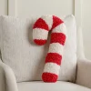 Candy Cane Shaped Pillow