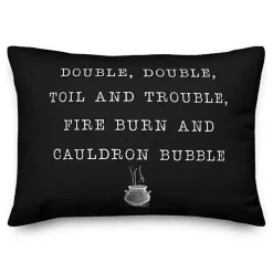 Cauldron Bubble Throw Pillow