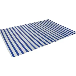 Cerulean Stripes Outdoor Area Rug, 4x6