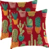 Cetera Sunrise Outdoor Pillows, Set of 2