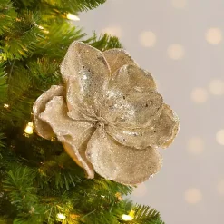 Champagne Sequin Magnolia Picks, Set of 2