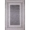 Charcoal Linear Macy Indoor/Outdoor Area Rug, 6x9