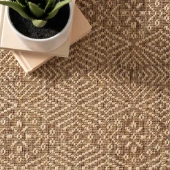 Charlotte Tan Elegant Outdoor Rug, 8x10