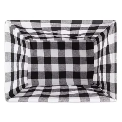 Chicken Wire and Buffalo Check Baskets, Set of 3