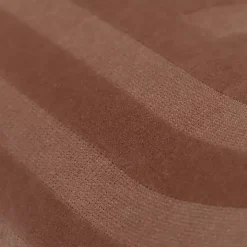 Chocolate Velvet Abstract Stripe Lumbar Pillow