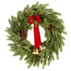 Christmas Bells Pine Wreath with a Red Bow