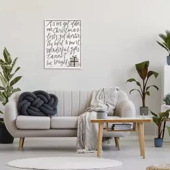 Christmas Lists Get Shorter Canvas Wall Plaque