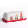 Christmas Nutcracker Butter Dish