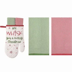 Christmas 3-pc. Oven Mitt and Kitchen Towel Set