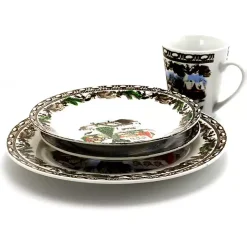 Christmas Toile 16-pc. Dinnerware Set