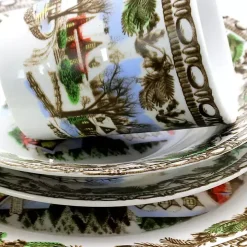 Christmas Toile 16-pc. Dinnerware Set