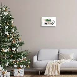 Christmas Tree Farm Truck Wood Wall Plaque