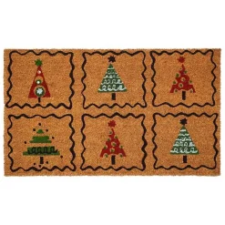 Christmas Tree Whimsy Doormat