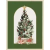 Christmas Tree with Gifts Framed Art Print