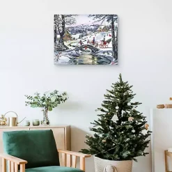 Christmas Village Canvas Art Print