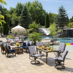 Clark Luxe Outdoor Dining Chair Cushion