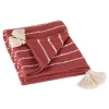 Clayoff Slub Stripe Decorative Throw
