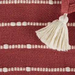 Clayoff Slub Stripe Decorative Throw