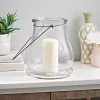 Clear Glass Lantern, 10.5 in.