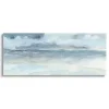 Cloudy Ocean Waves Canvas Art Print, 40x17 in.