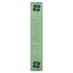 Clover Personalized Monogram Table Runner, 72 in.