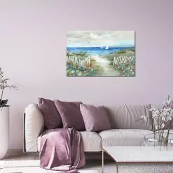 Coastal Garden Canvas Art Print