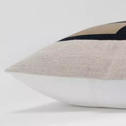 Colorblock Accent Throw Pillow