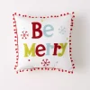 Colorful Be Merry Christmas Pillow