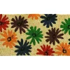 Colorful Daisies Doormat