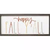 Colorful Happy Fall Yall Framed Plaque