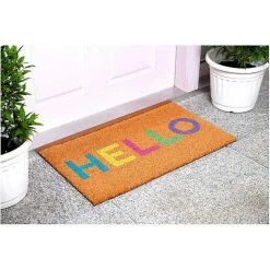 Colorful Hello Doormat