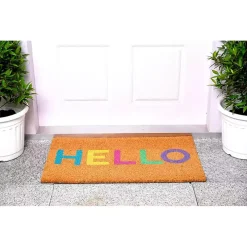 Colorful Hello Doormat